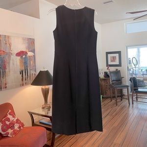 Black Calvin Klein curve hugging midi dress size 6